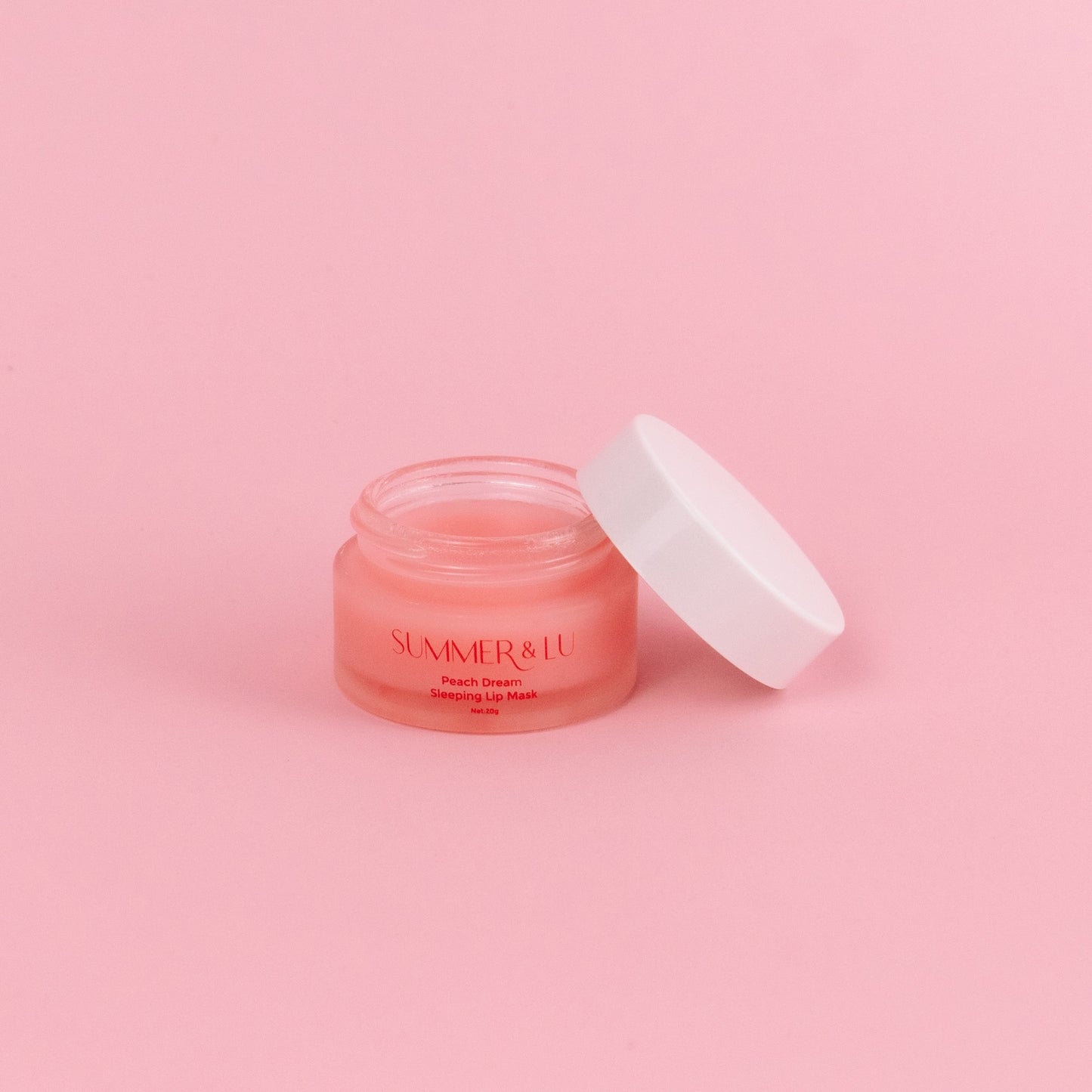 Summer_Lu Peach Lip Mask Open